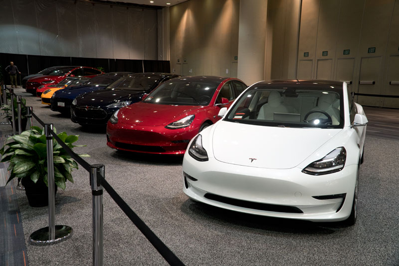 An Exhibit of Tesla Vehicles San Francisco Auto ShowSan Francisco